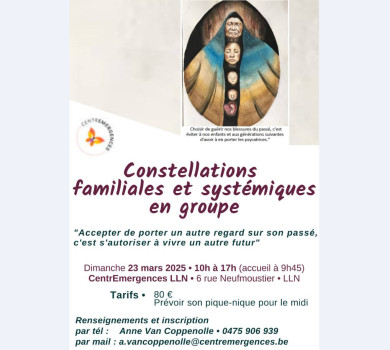 Constellations systémiques et familiales le dimanche 23 mars 2025